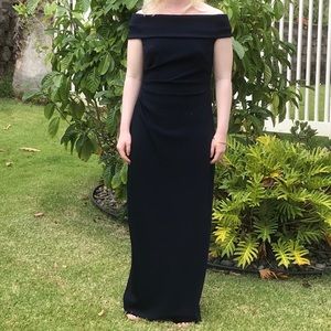 Vince Camuto formal off theshoulder dress